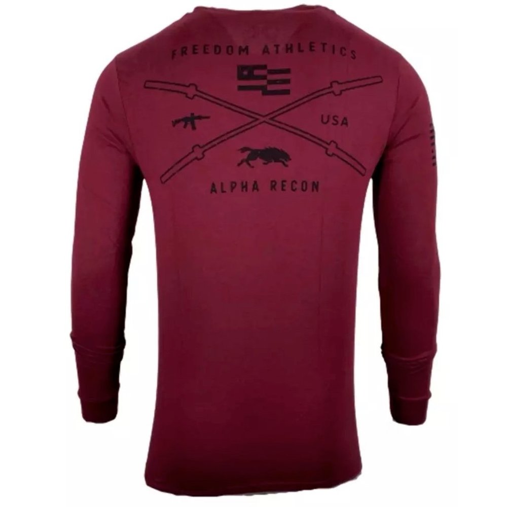 HOWITZER Clothing Men's T-Shirt L/S FREEDOM ATHLET - Picture 2 of 7